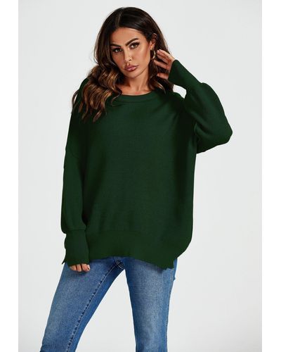 FS Collection Oversized Jumper Top - Green
