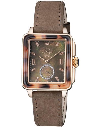 Gv2 Bari Tortoise Swiss Quartz Watch - Brown