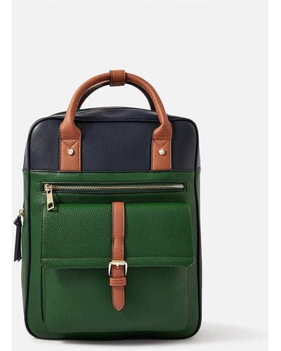 Accessorize Large Handle Backpack - Green