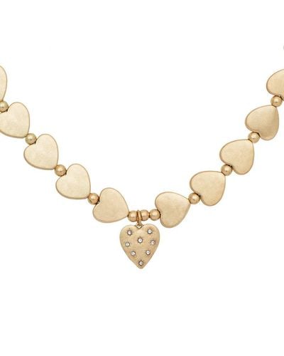 Bibi Bijoux Gold 'love Is All Around' Necklace - Metallic