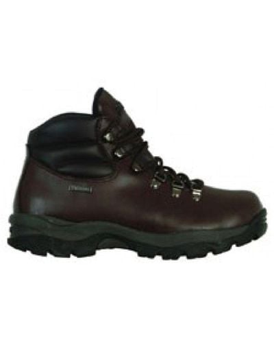 Hi-Tec Eurotrek Iii Leather Walking Boots - Black