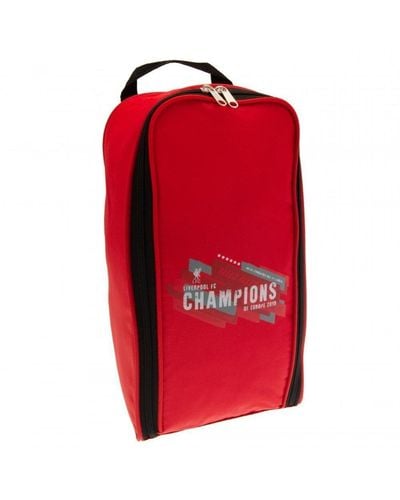 Liverpool Fc Champions Of Europe Boot Bag - Red