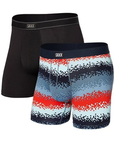 Saxx Underwear Co. 2 Pack Daytripper Boxer Brief - Black