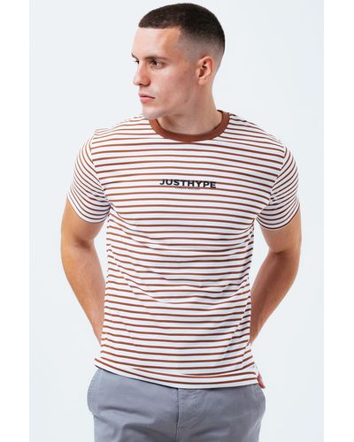 Hype Stripe T-shirt - White