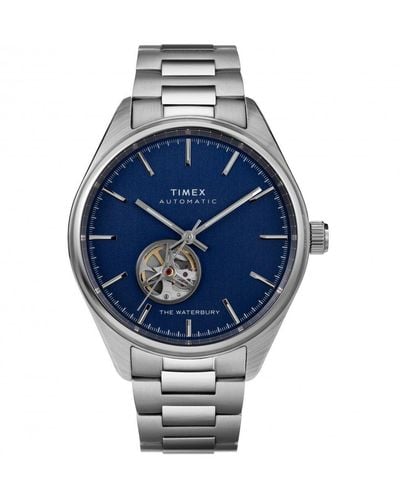 Timex Heritage Collection Stainless Steel Classic Watch - Tw2u37800 - Blue