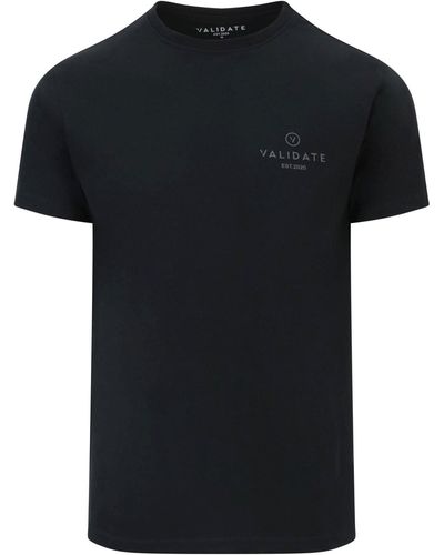 Validate Essential Chest Logo T-shirt - Black