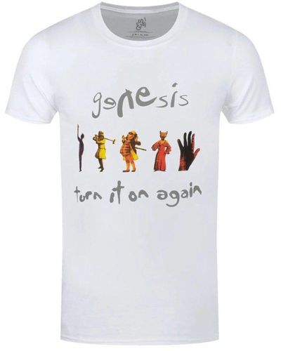 Genesis Turn It On Again T-shirt - White