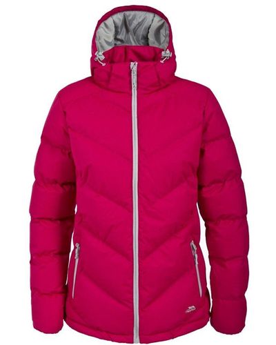 Trespass Sitka Casual Zip Up Padded Jacket - Pink