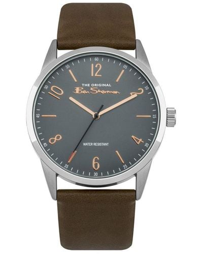 Ben Sherman Aluminium Fashion Analogue Quartz Watch - Bsbs152 - Grey