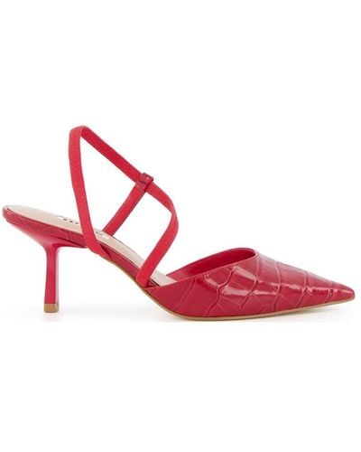 Dune 'colombia' Court Shoes - Red