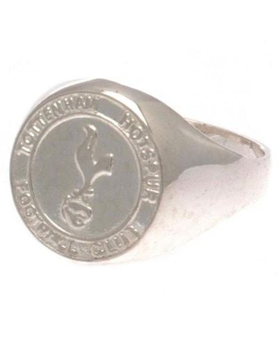 Tottenham Hotspur Fc Sterling Silver Ring - Metallic