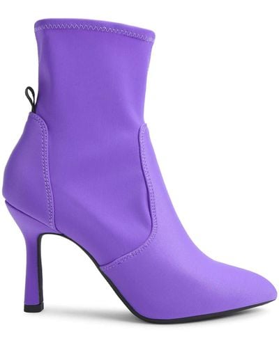 KG by Kurt Geiger 'francesca' Fabric Boots - Purple