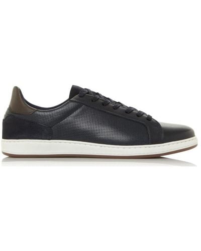Dune 'trophy' Leather Trainers - Black