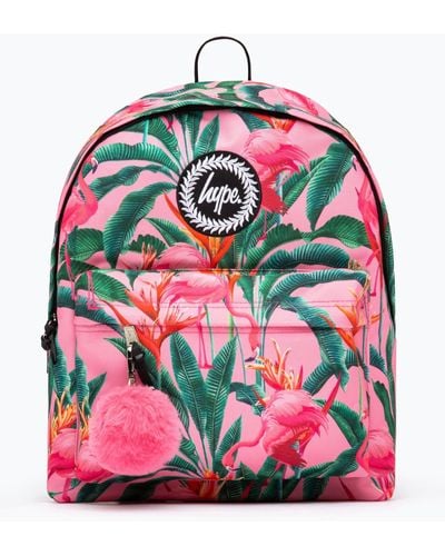 Hype Flamingo Rainforest Backpack - Red