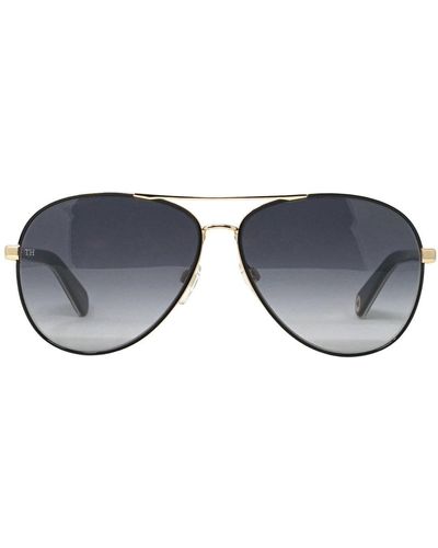 Tommy Hilfiger Rose Gold Sunglasses - Black