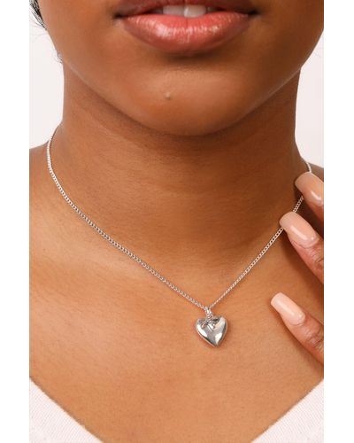 Caramel Jewellery London Silver 'cherish' Necklace - Blue