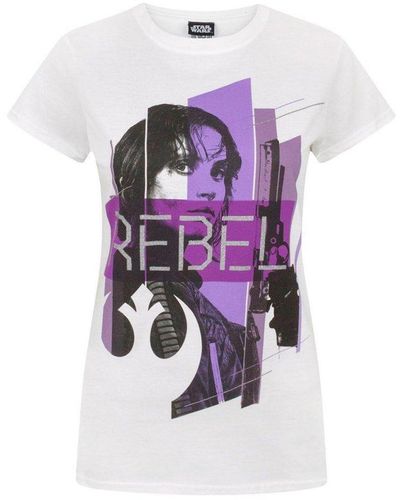 Star Wars Rogue One Rebel T-shirt - White