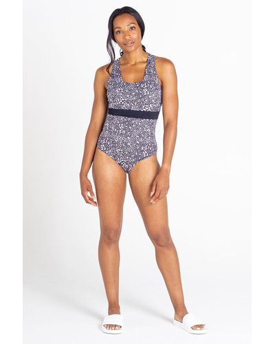 Dare 2b 'make Waves' Recycled One-piece Swimsuit - Blue