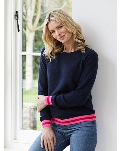 Cove Philly Cashmere Jumper - Blue