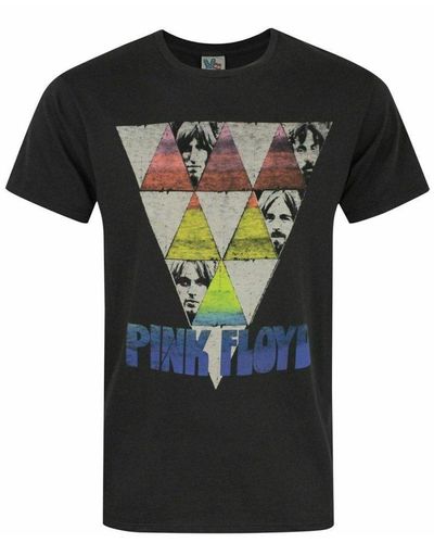 Junk Food Triangles Pink Floyd T-shirt - Black