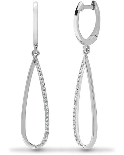 Cubic Zirconia Earrings Debenhams Silver Drop Earrings Debenhams