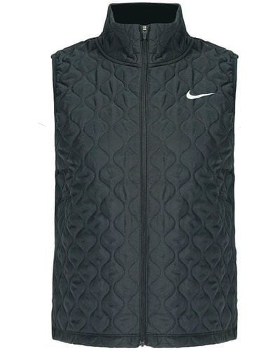 Nike Body Warmer Black Jacket - Green