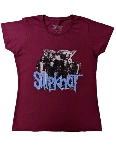 Slipknot Goat Cotton T-shirt - Purple