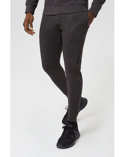 Burton Charcoal Muscle Fit Joggers - Black