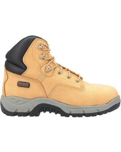 Magnum Precision Sitemaster Composite Toe Nubuck Leather Safety Boot - Natural
