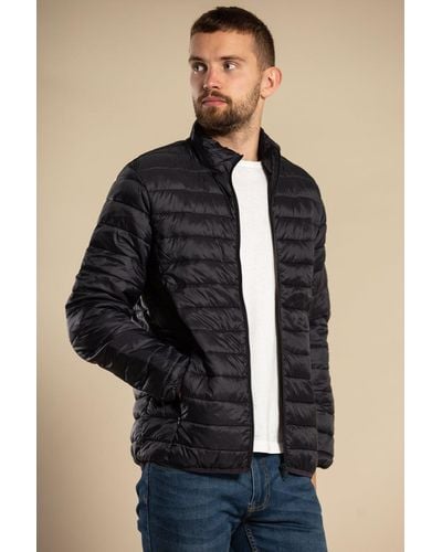 French Connection Superlight Funnel Puffer Jacket - Black