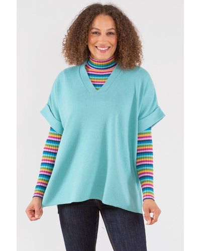 Kite Charmouth Knit Top Teal - Blue