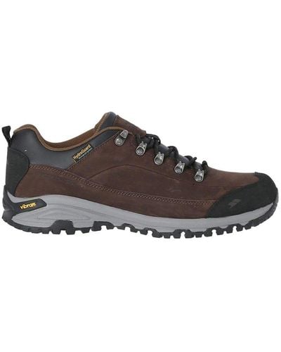 Trespass Falark Vibram Leather Walking Shoe - Brown