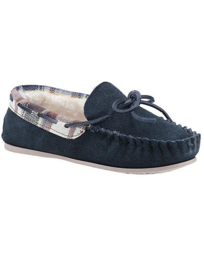 Cotswold 'kilkenny' Suede Classic Slippers - Blue