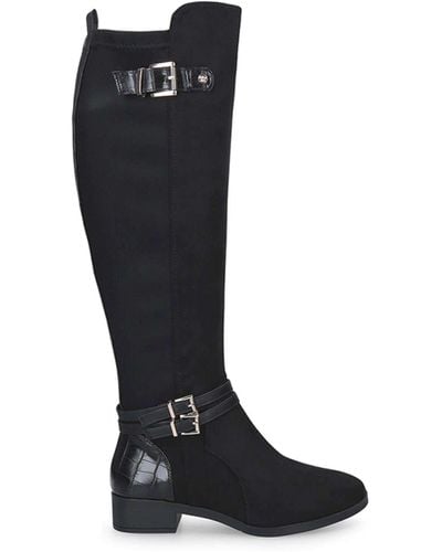 Miss Kg 'heston' Suedette Boots - Black