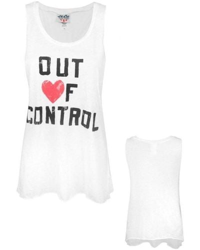 Junk Food Out Of Control Tank Top - White