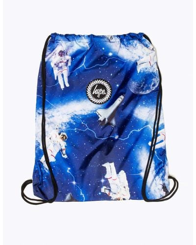 Hype Astro Space Drawstring Bag - Blue