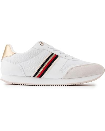 Tommy Hilfiger Essential Runner Trainers - White