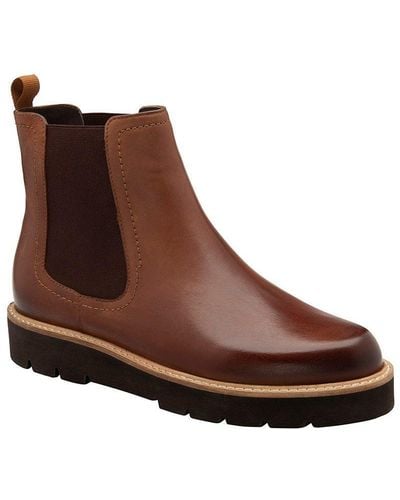 Ravel Cognac 'moza' Leather Ankle Boots - Brown