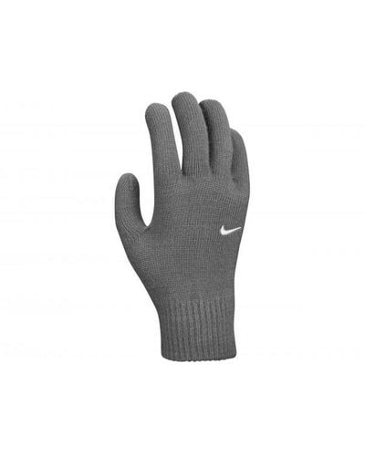 Nike Knitted Swoosh Gloves - Grey