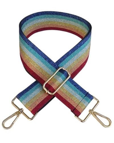 Betsy & Floss Crossbody Strap Rainbow Stripe - Blue
