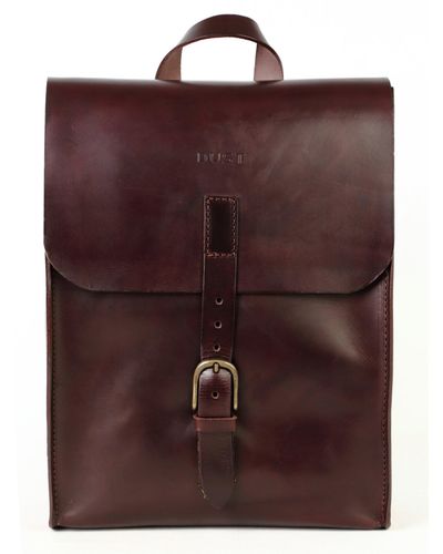 THE DUST COMPANY Leather Backpack - Brown