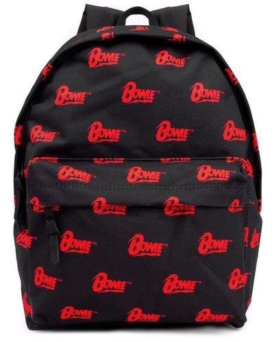 David Bowie Logo Backpack - Red