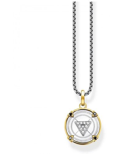 THOMAS SABO Jewellery Sterling Silver Necklace - Ke2151-849-7-l50v - White