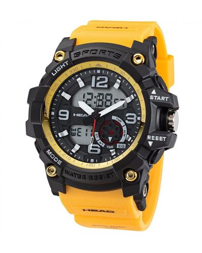 Head Sydney Plastic/resin Combination Quartz Watch - H140203 - Black
