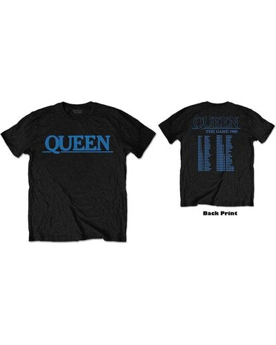 Queen The Game Tour T-shirt - Black