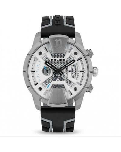 Police Huntley Stainless Steel Fashion Analogue Quartz Watch - Pewjq2203702 - Grey