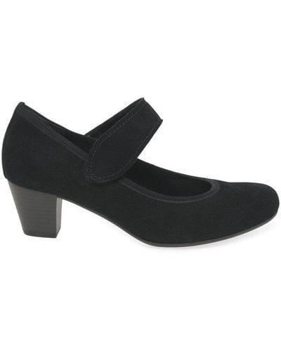 Gabor 'illuminate' Mary Jane Court Shoes - Black