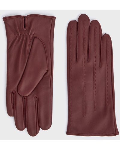 Osprey The Lila Leather Gloves - Red