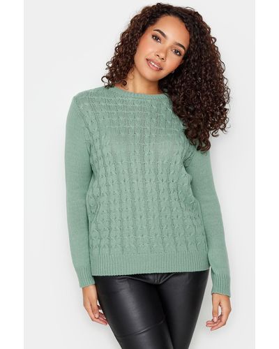 M&CO. Cable Knit Jumper - Green