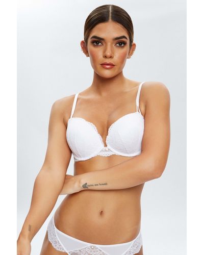 Ann Summers Sexy Lace Planet Moulded Boost Bra - White
